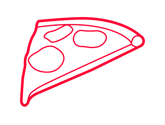 Frozen pizza margherita